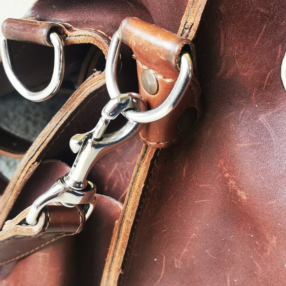 Saddleback Leather Large Briefcase in Chestnut - Picture 11 of 11